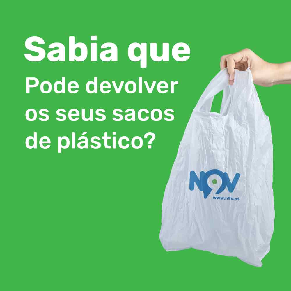 Sabia que pode devolver os seus sacos de plástico?